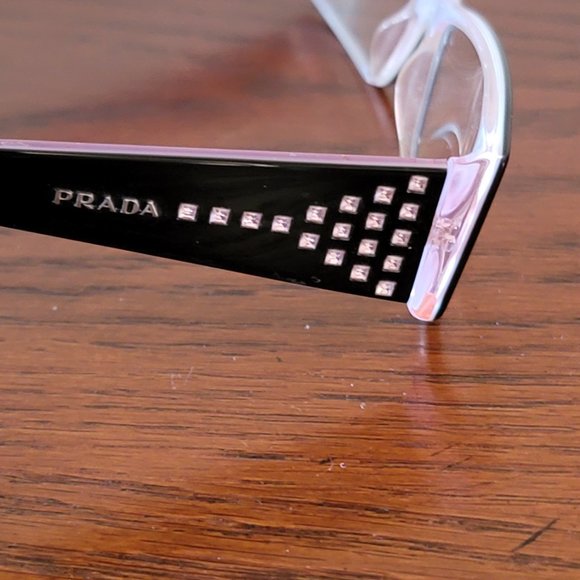 PRADA VPR 141 RECTANGULAR FULL RIM EYEGLASS FRAMES - AUTHENTIC - Picture 5 of 7